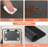 Pet Feeding Mat-Absorbent For Food and Water